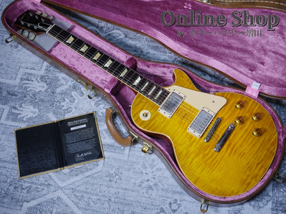 USED 2019 Gibson Custom Shop 60th Anniversary 1959 Les Paul Standard Green Lemon VOS