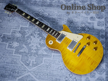 USED 2019 Gibson Custom Shop 60th Anniversary 1959 Les Paul Standard Green Lemon VOS