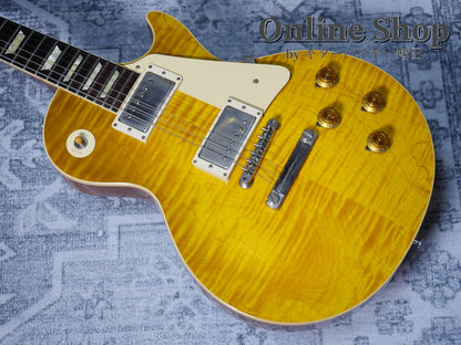 USED 2019 Gibson Custom Shop 60th Anniversary 1959 Les Paul Standard Green Lemon VOS