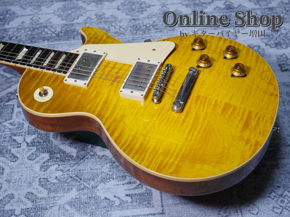 USED 2019 Gibson Custom Shop 60th Anniversary 1959 Les Paul Standard Green Lemon VOS