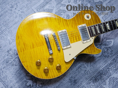 USED 2019 Gibson Custom Shop 60th Anniversary 1959 Les Paul Standard Green Lemon VOS
