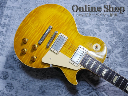 USED 2019 Gibson Custom Shop 60th Anniversary 1959 Les Paul Standard Green Lemon VOS