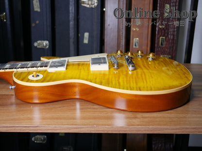 USED 2019 Gibson Custom Shop 60th Anniversary 1959 Les Paul Standard Green Lemon VOS