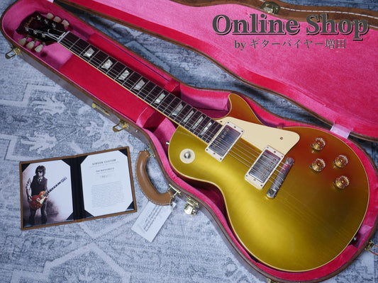 USED 2022 Gibson Custom Shop Limited Run Tak Matsumoto 1955 Les Paul Goldtop Light Aged