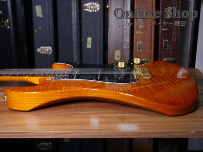USED 2012s Marchione Guitars Vintage Tremolo Ash SSH Deep Amber