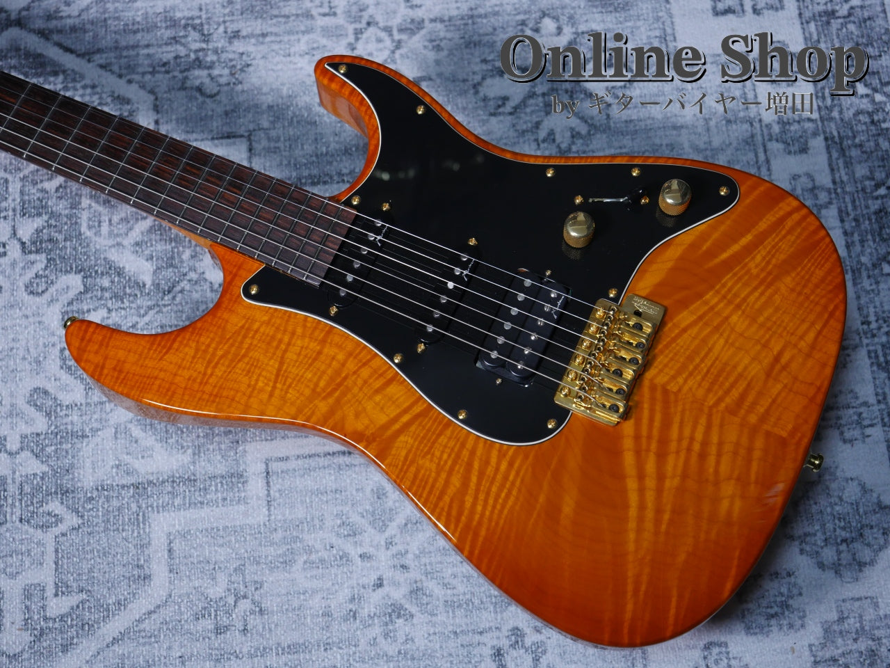USED 2012s Marchione Guitars Vintage Tremolo Ash SSH Deep Amber