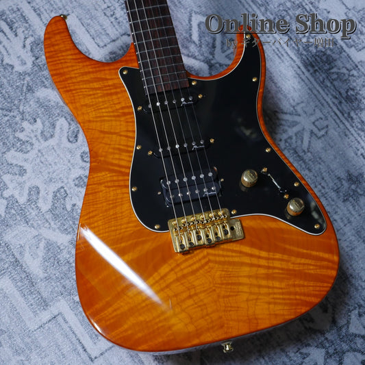 USED 2012s Marchione Guitars Vintage Tremolo Ash SSH Deep Amber