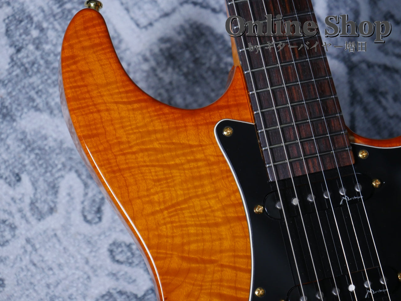 USED 2012s Marchione Guitars Vintage Tremolo Ash SSH Deep Amber
