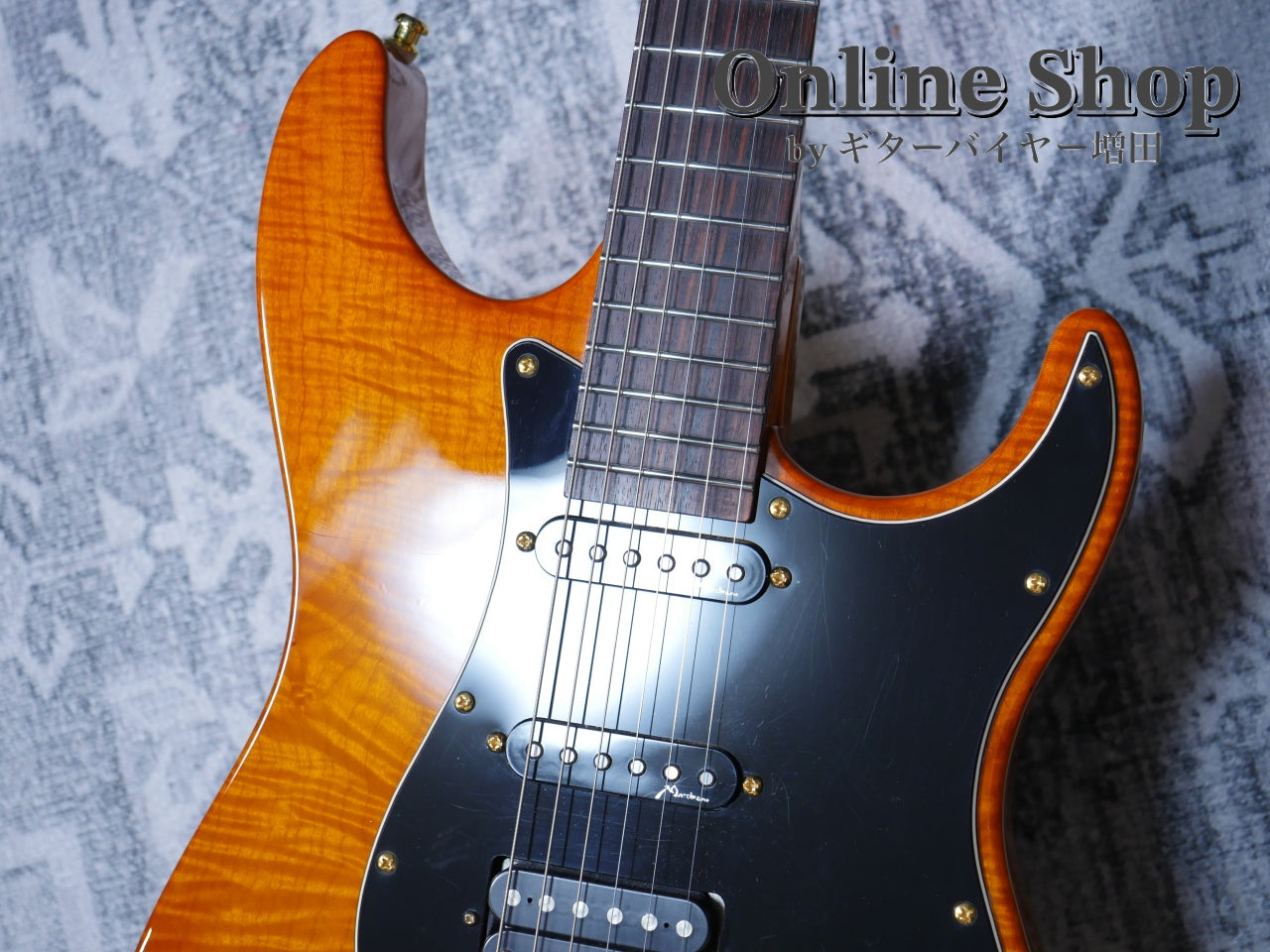 USED 2012s Marchione Guitars Vintage Tremolo Ash SSH Deep Amber