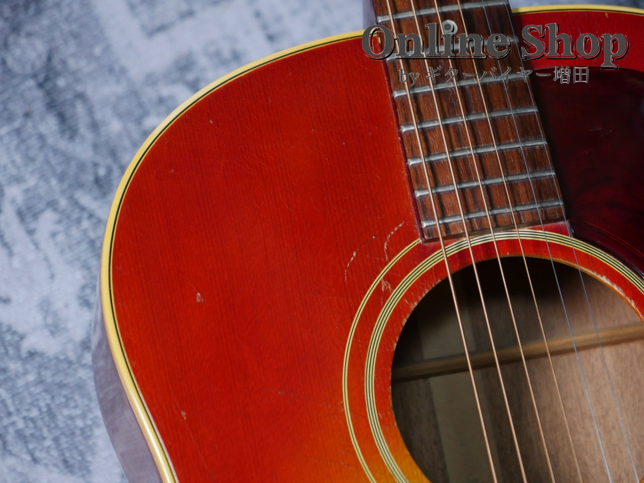VINTAGE 1965 Gibson J-45 Cherry Sunburst