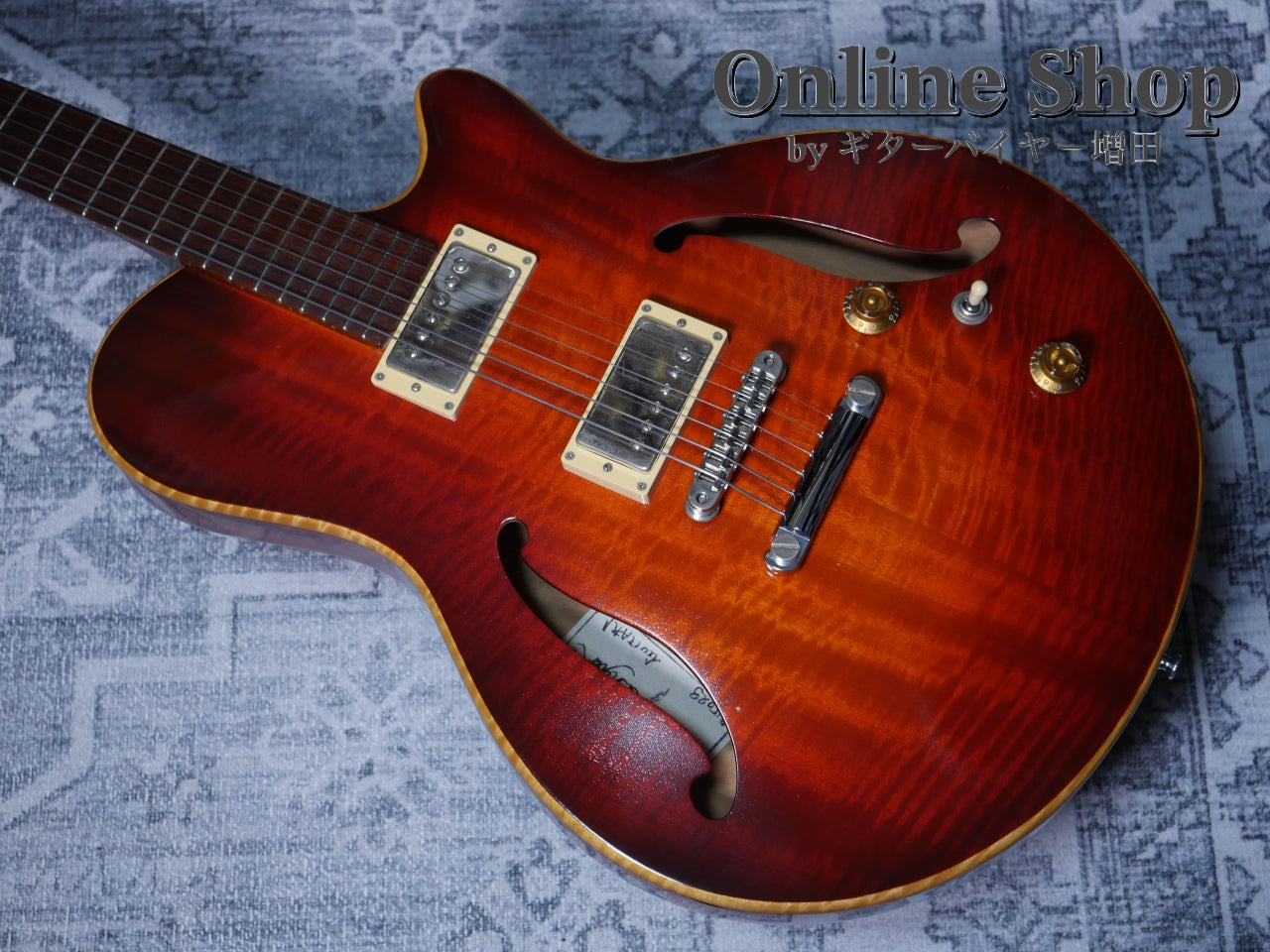 USED 2010s Style-N Nishgaki Guitars Arcus Semihollow 2PU Sunburst