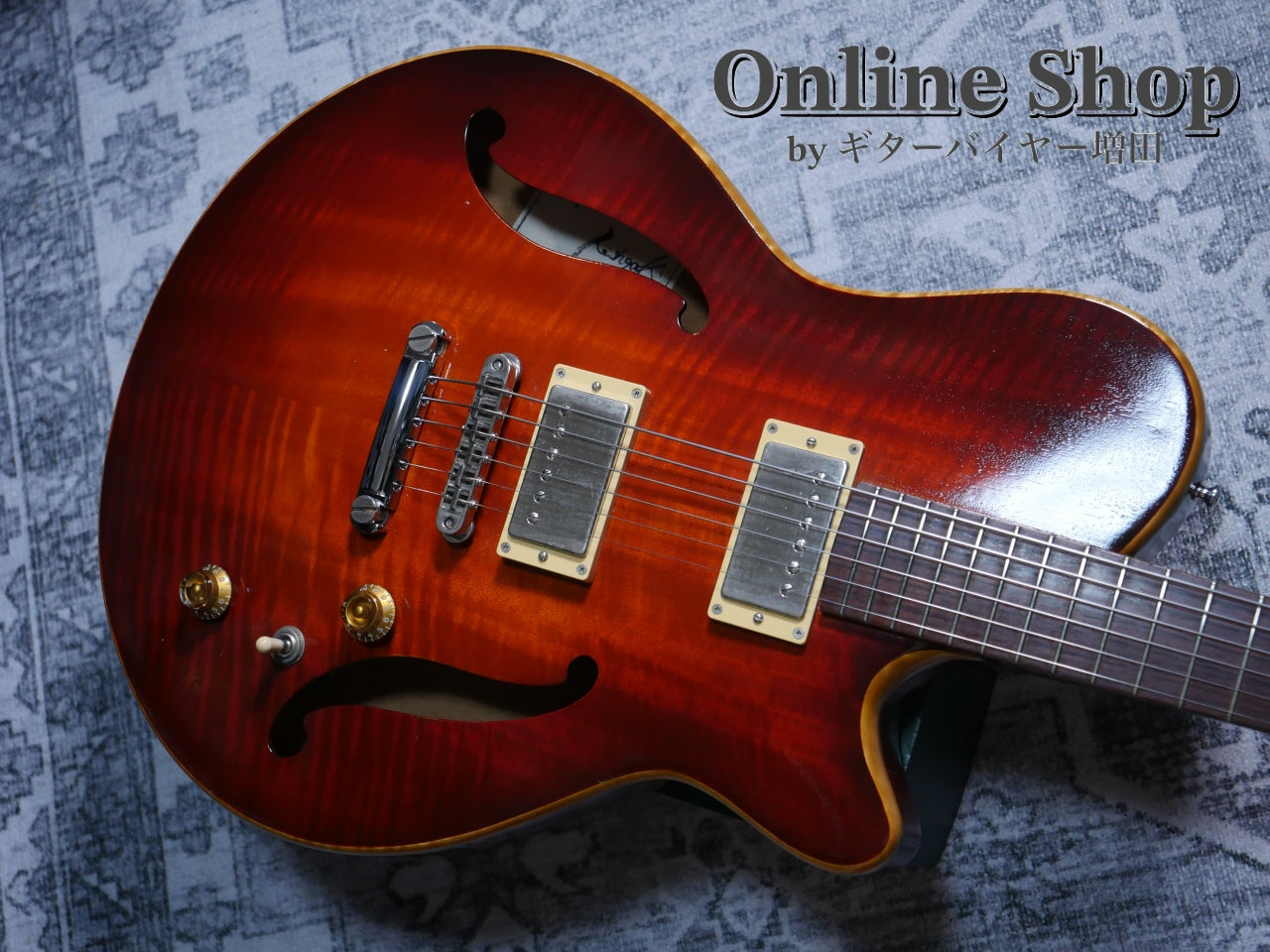 USED 2010s Style-N Nishgaki Guitars Arcus Semihollow 2PU Sunburst