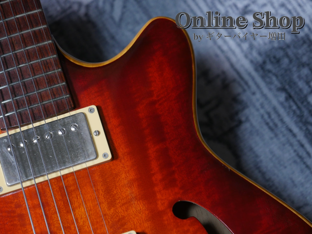 USED 2010s Style-N Nishgaki Guitars Arcus Semihollow 2PU Sunburst
