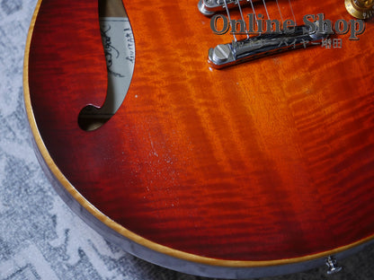 USED 2010s Style-N Nishgaki Guitars Arcus Semihollow 2PU Sunburst