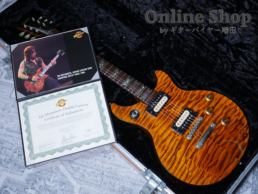 USED 2005 Gibson Custom Shop TAK Matsumoto DC Standard Quilt "1st Edition" Brown Burst