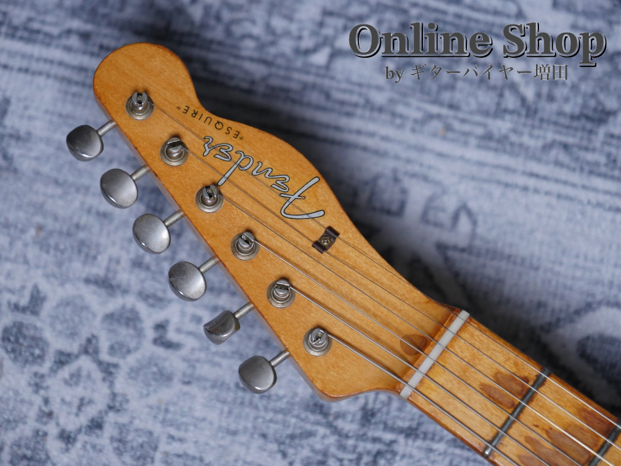 VINTAGE 1957 Fender Esquire Blonde "Refinish"