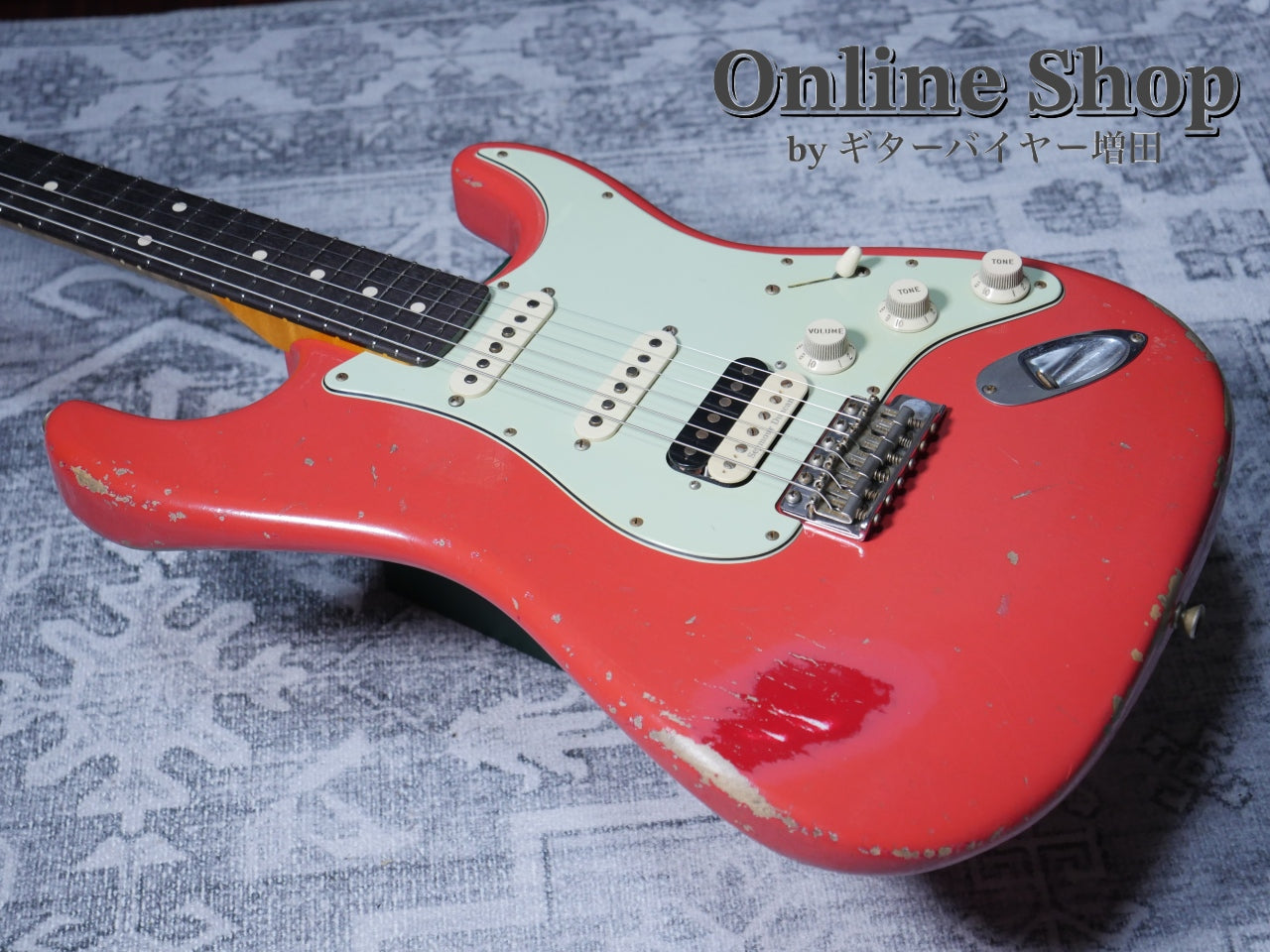 USED 2016 Fender Custom Shop MBS 1961 Stratocaster "22Frets" HSS Relic Fiesta Red by Todd Krause