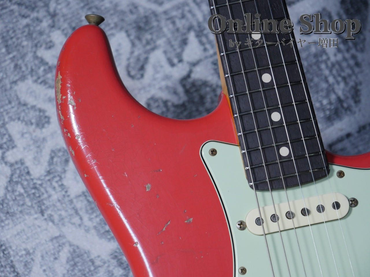 USED 2016 Fender Custom Shop MBS 1961 Stratocaster "22Frets" HSS Relic Fiesta Red by Todd Krause