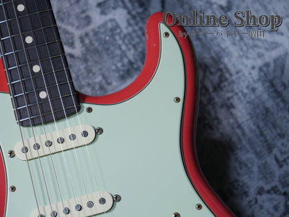 USED 2016 Fender Custom Shop MBS 1961 Stratocaster "22Frets" HSS Relic Fiesta Red by Todd Krause