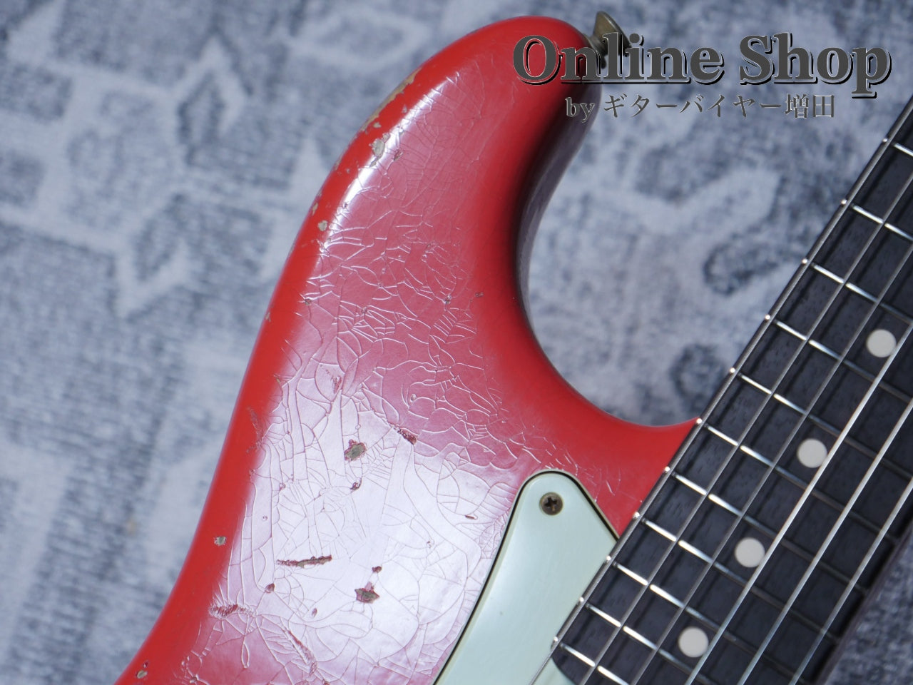 USED 2016 Fender Custom Shop MBS 1961 Stratocaster "22Frets" HSS Relic Fiesta Red by Todd Krause