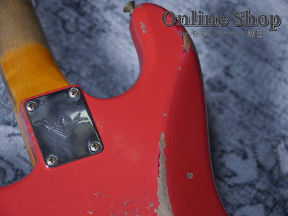 USED 2016 Fender Custom Shop MBS 1961 Stratocaster "22Frets" HSS Relic Fiesta Red by Todd Krause