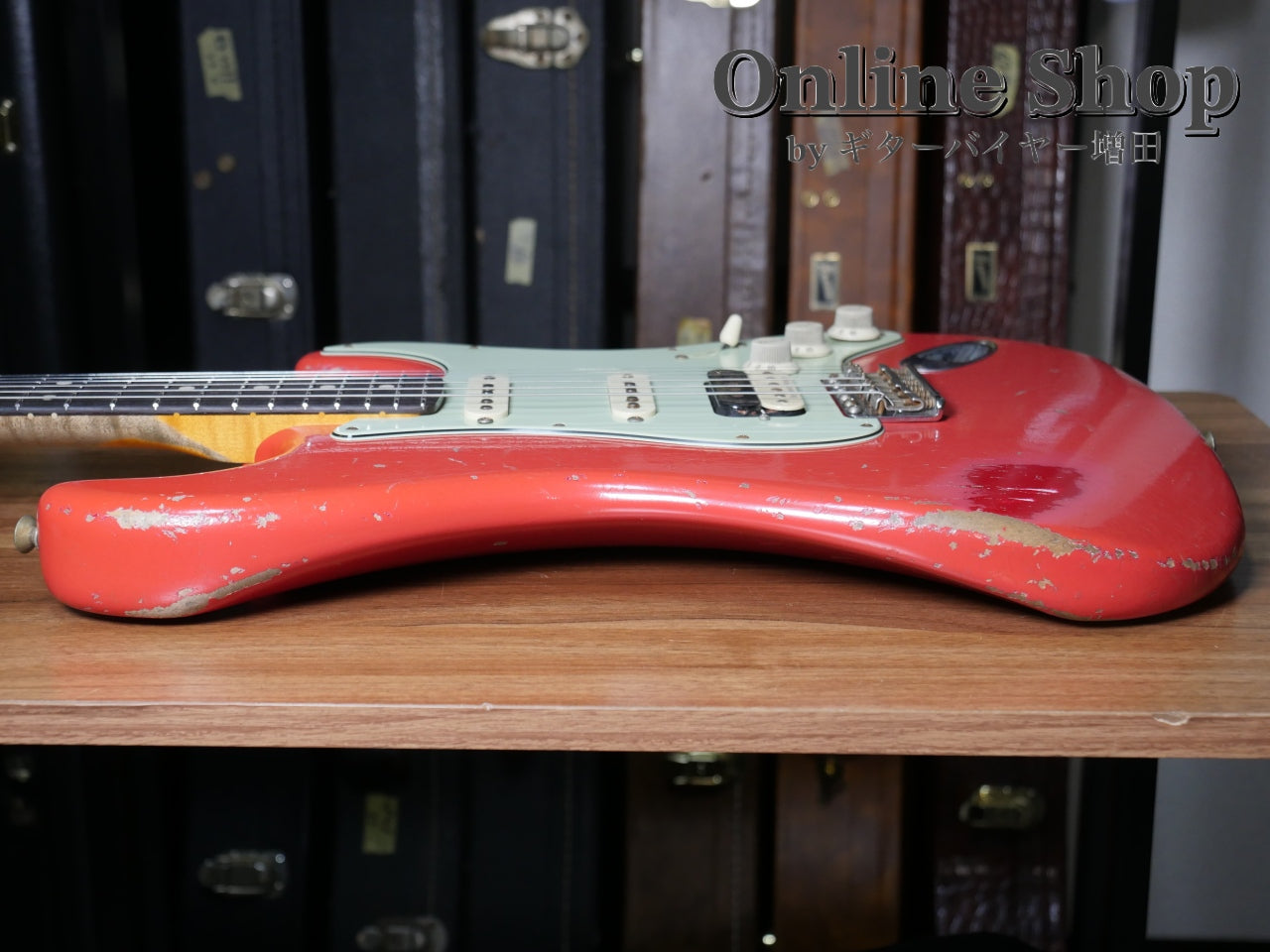 USED 2016 Fender Custom Shop MBS 1961 Stratocaster "22Frets" HSS Relic Fiesta Red by Todd Krause