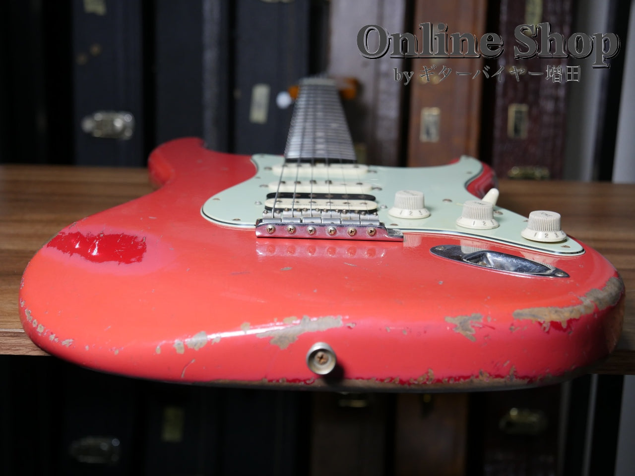 USED 2016 Fender Custom Shop MBS 1961 Stratocaster "22Frets" HSS Relic Fiesta Red by Todd Krause