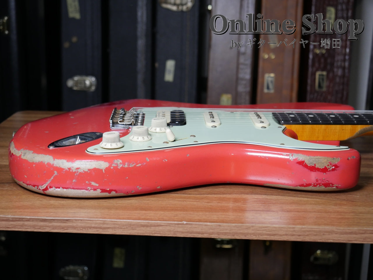 USED 2016 Fender Custom Shop MBS 1961 Stratocaster "22Frets" HSS Relic Fiesta Red by Todd Krause