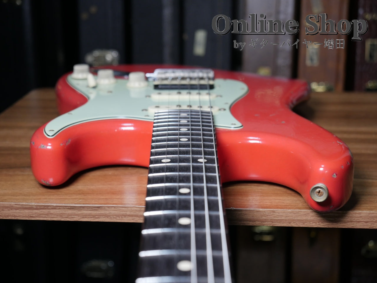 USED 2016 Fender Custom Shop MBS 1961 Stratocaster "22Frets" HSS Relic Fiesta Red by Todd Krause