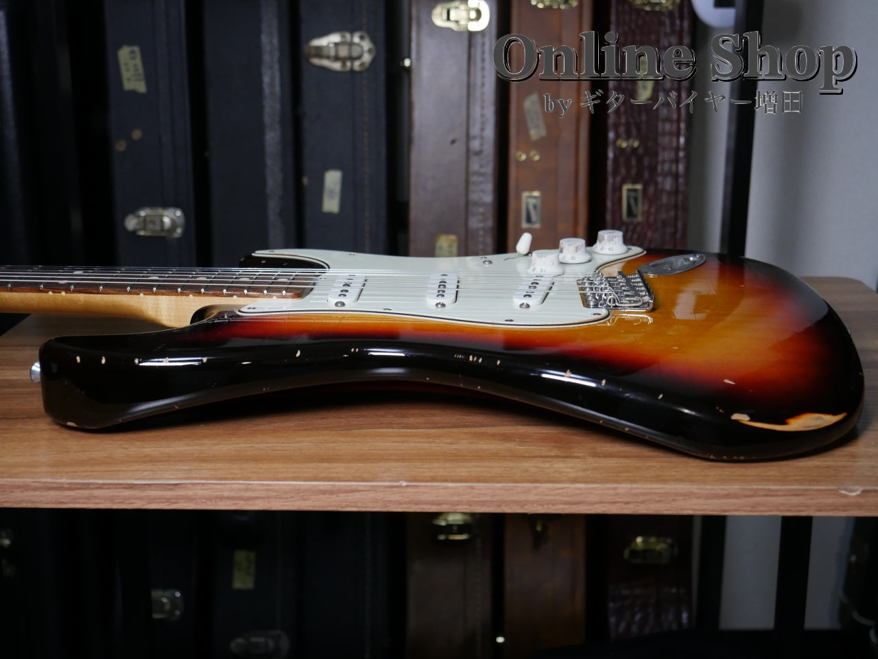 USED 2023s RS Guitarworks Contour Greenguard 3Tone Sunburst "Road Killed"