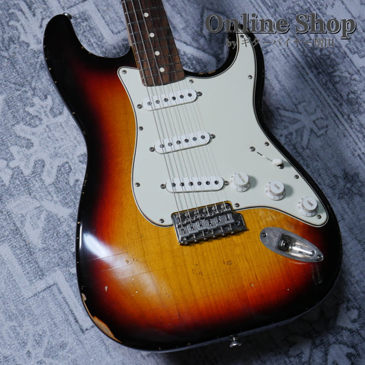USED 2023s RS Guitarworks Contour Greenguard 3Tone Sunburst "Road Killed"