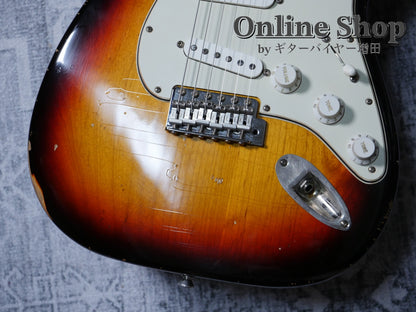 USED 2023s RS Guitarworks Contour Greenguard 3Tone Sunburst "Road Killed"