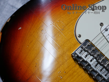 USED 2023s RS Guitarworks Contour Greenguard 3Tone Sunburst "Road Killed"