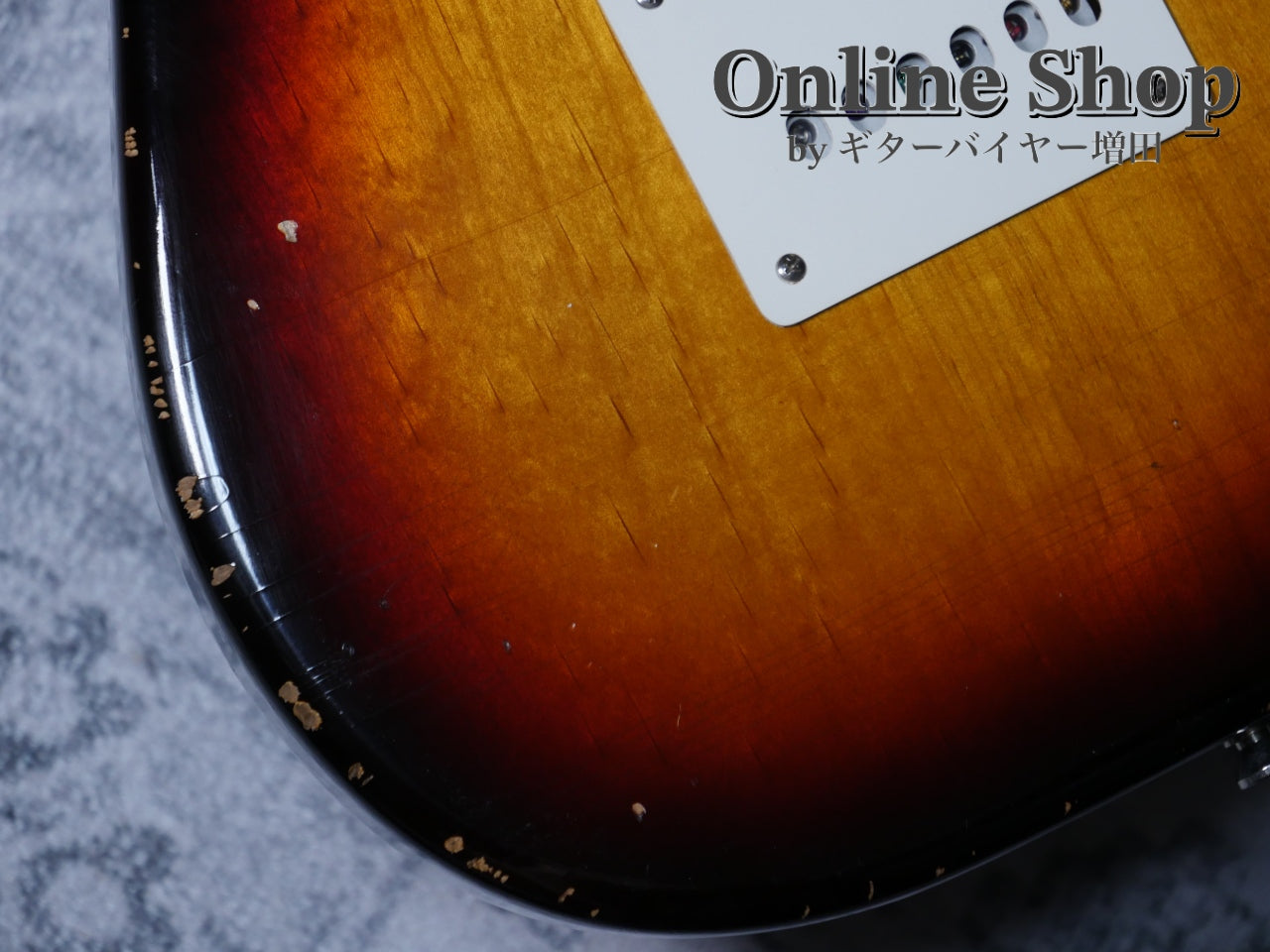 USED 2023s RS Guitarworks Contour Greenguard 3Tone Sunburst "Road Killed"