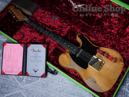 USED 2022 Fender Custom Shop Limited Edition MBS "Ron Thorn" El Mocambo Telecaster Heavy Relic Aged Natural
