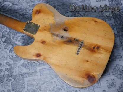 USED 2022 Fender Custom Shop Limited Edition MBS "Ron Thorn" El Mocambo Telecaster Heavy Relic Aged Natural