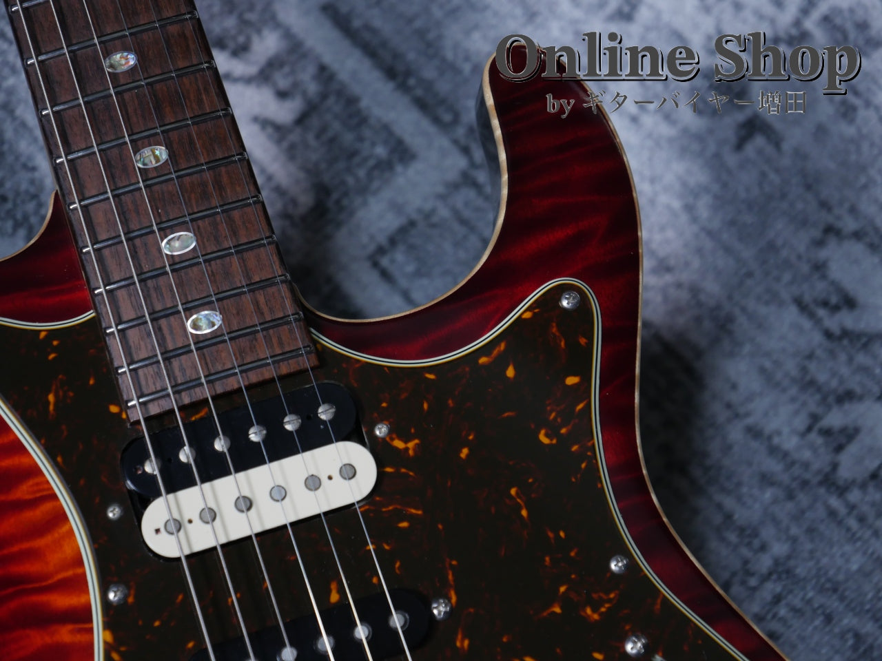 USED 2017 Freedom Custom Guitar Research Hydra 2-Point "Premium Quilt Maple" 日の出(HD)/MH