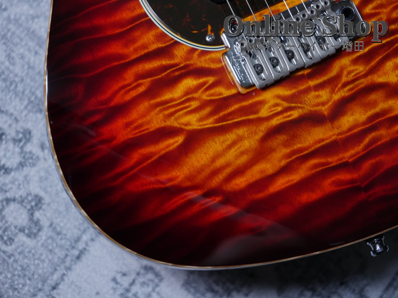 USED 2017 Freedom Custom Guitar Research Hydra 2-Point "Premium Quilt Maple" 日の出(HD)/MH