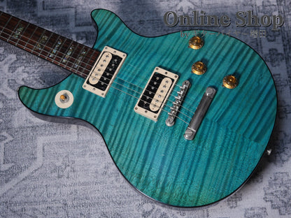 USED 2012s Gibson Custom Shop TAK Matsumoto DC Standard "1st Edition" Aqua Blue #12x