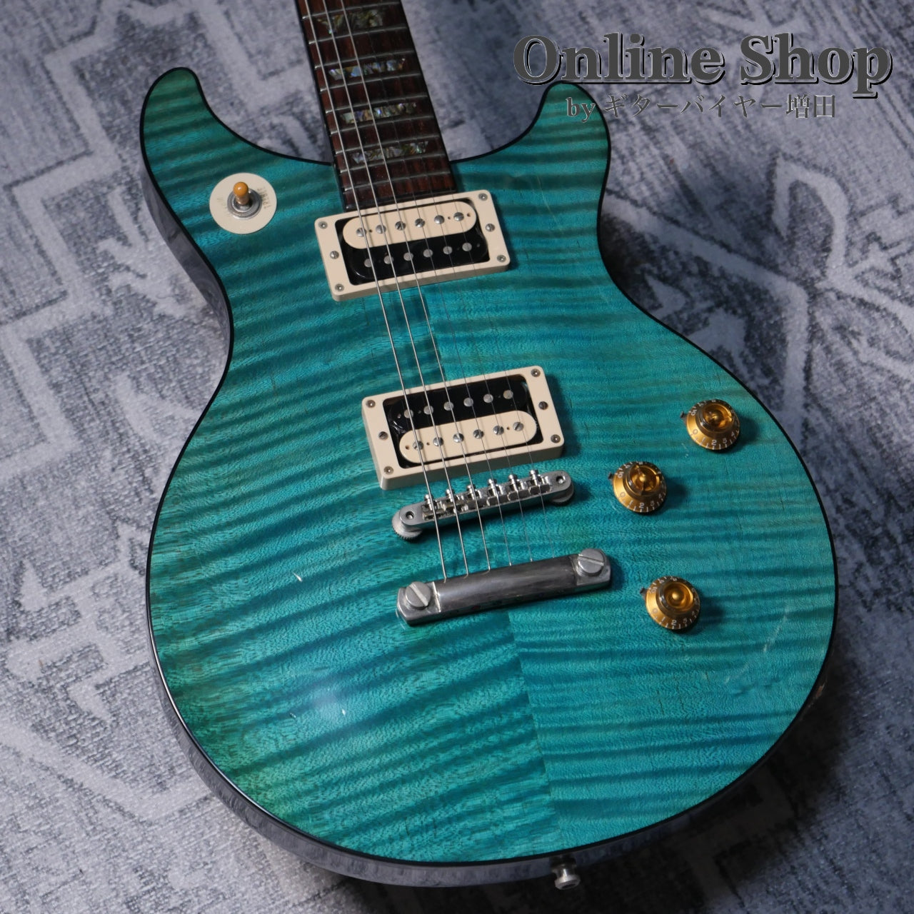 USED 2012s Gibson Custom Shop TAK Matsumoto DC Standard "1st Edition" Aqua Blue #12x