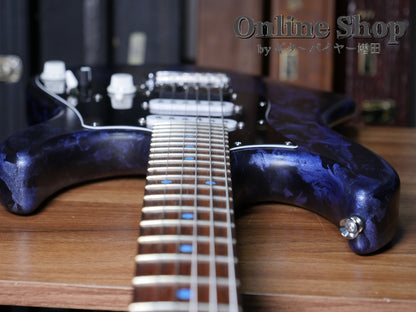 USED 2022 James Tyler USA Studio Elite HD Black Shmear with Royal Blue Tint