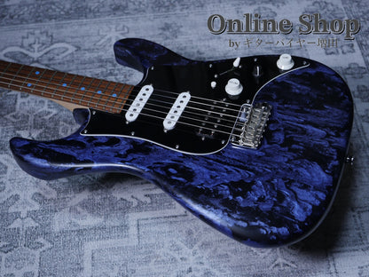 USED 2022 James Tyler USA Studio Elite HD Black Shmear with Royal Blue Tint