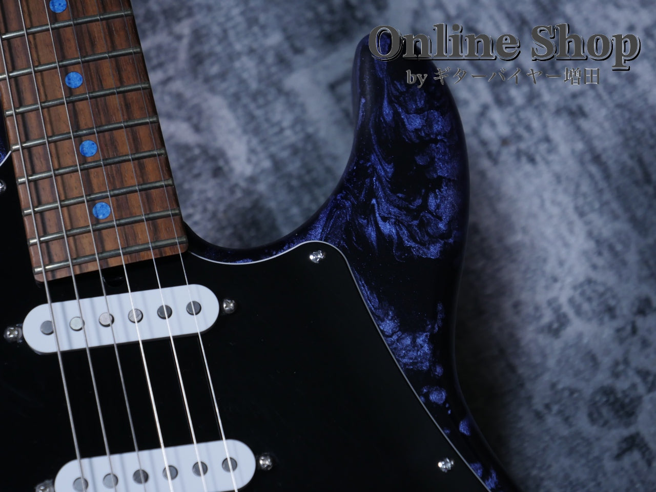 USED 2022 James Tyler USA Studio Elite HD Black Shmear with Royal Blue Tint