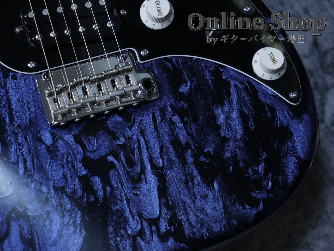 USED 2022 James Tyler USA Studio Elite HD Black Shmear with Royal Blue Tint