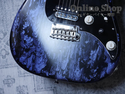 USED 2022 James Tyler USA Studio Elite HD Black Shmear with Royal Blue Tint