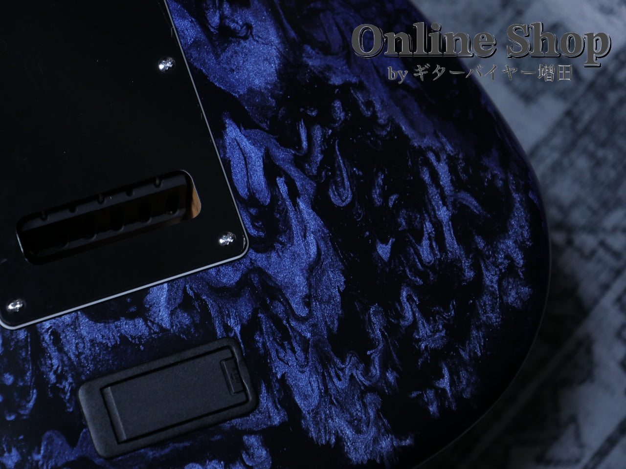 USED 2022 James Tyler USA Studio Elite HD Black Shmear with Royal Blue Tint