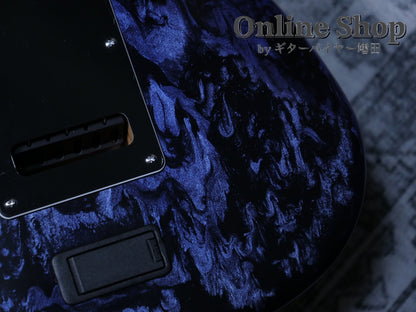 USED 2022 James Tyler USA Studio Elite HD Black Shmear with Royal Blue Tint