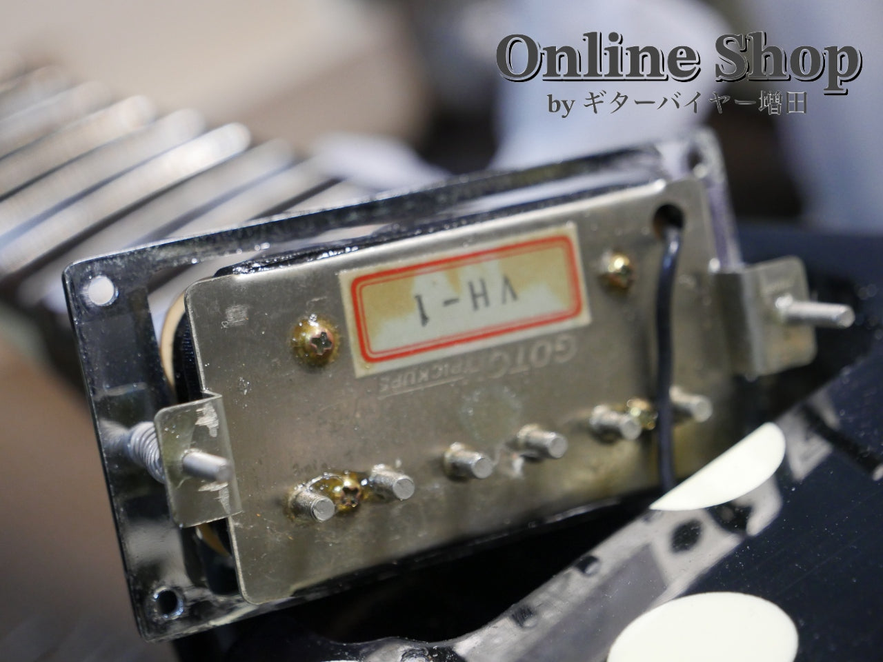 USED 1990s Fernandes FV-105RR BL-W Polka Dots