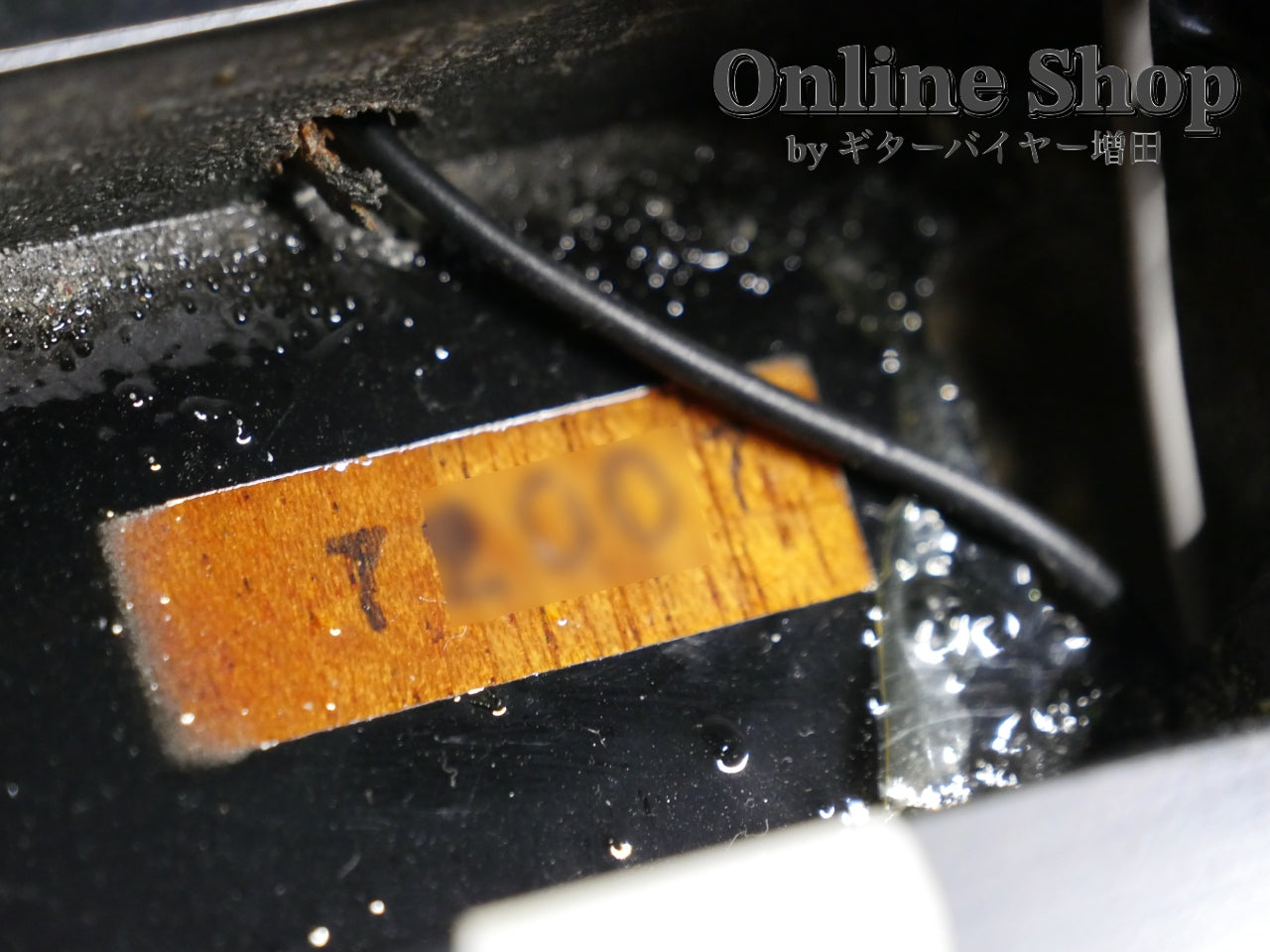 USED 1990s Fernandes FV-105RR BL-W Polka Dots