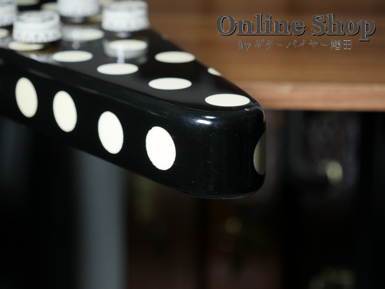 USED 1990s Fernandes FV-105RR BL-W Polka Dots